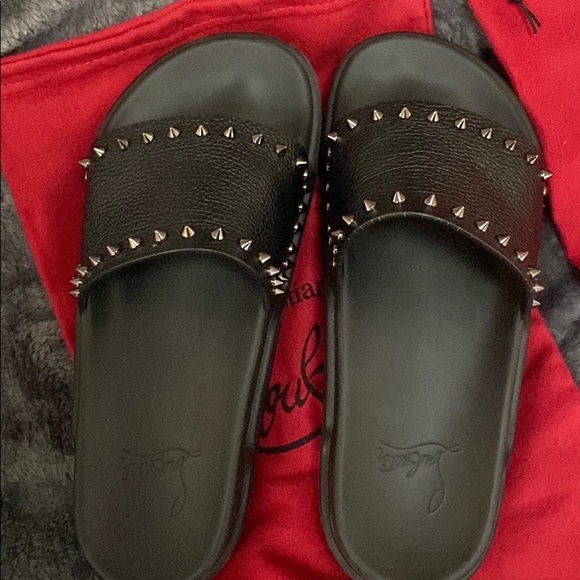 Authentic - Christian Louboutin Slides size 41 - Picture 3 of 6